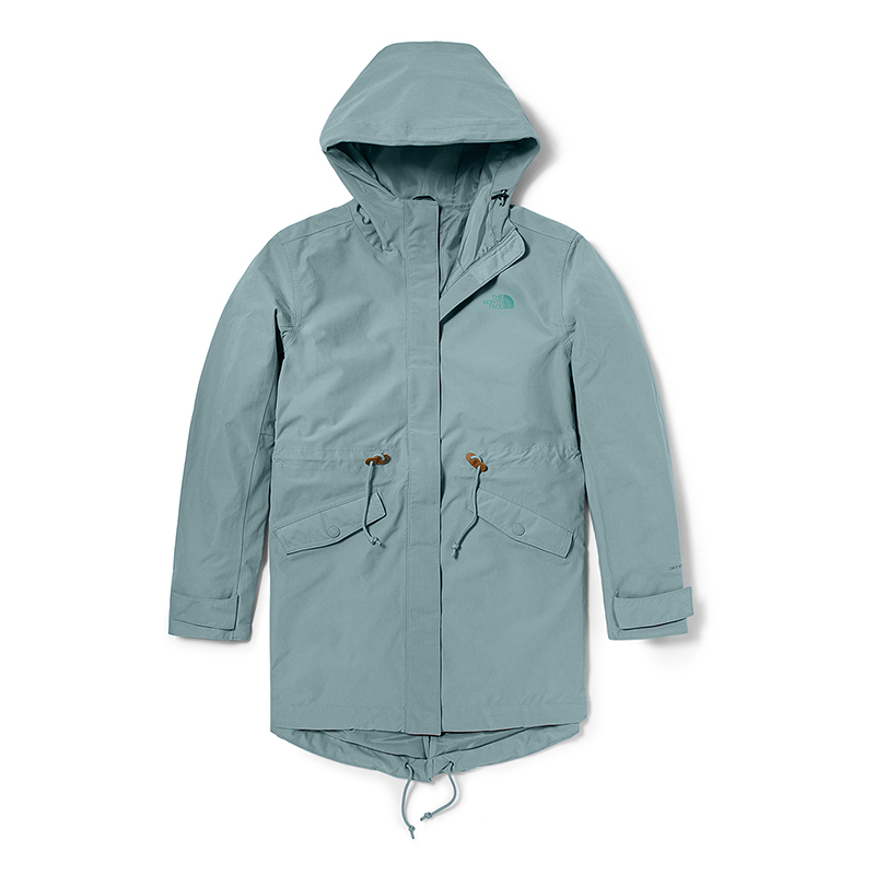 teal north face