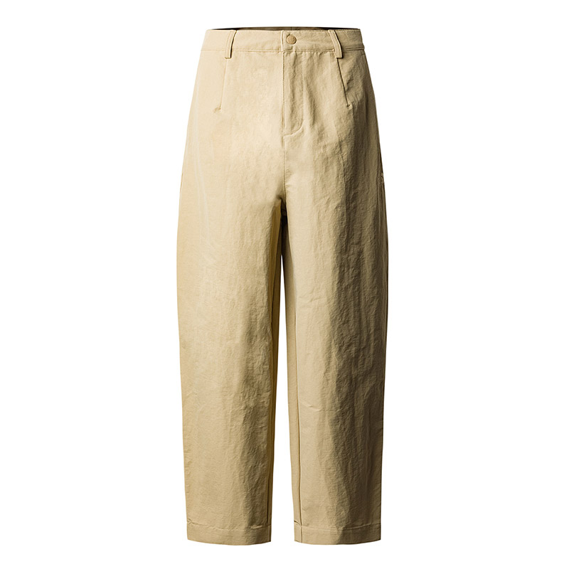 The North Face, Pants & Jumpsuits, The North Face Khaki Linen Blend Wide  Leg Pants W Drawstring Waist Size 8