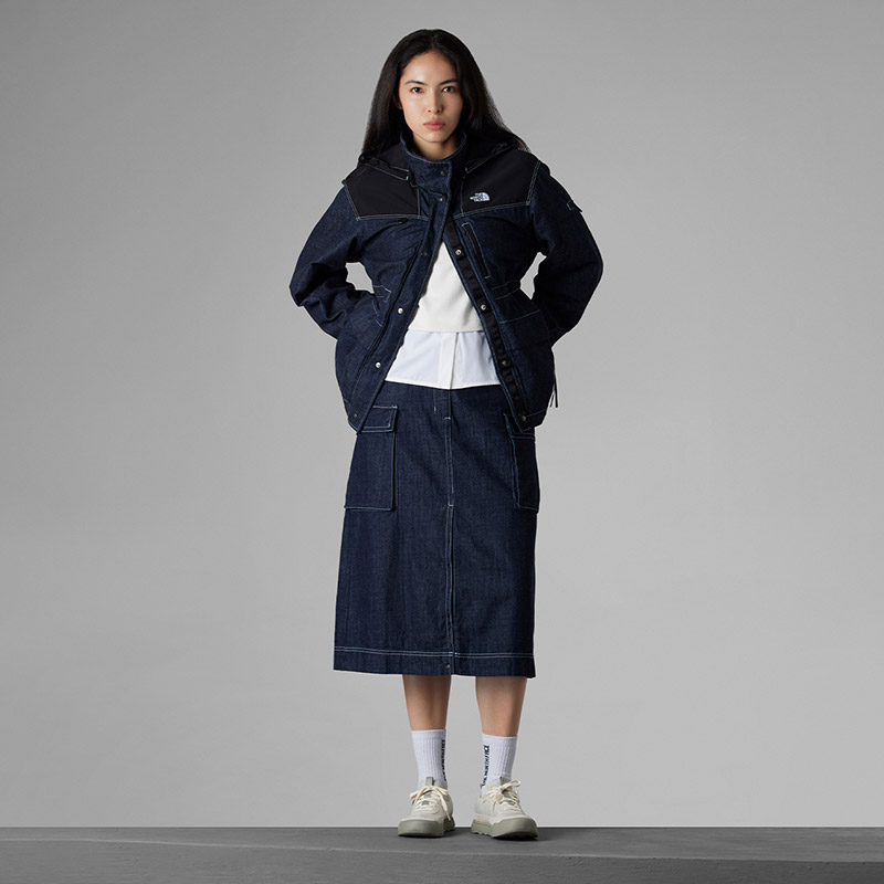 W HYBRID DENIM PARKA AP The North Face